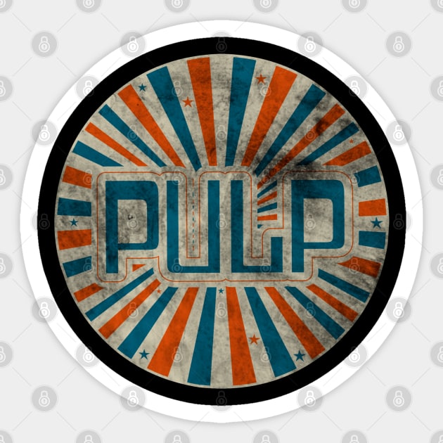 pulp vintage Sticker by tsaah blegur